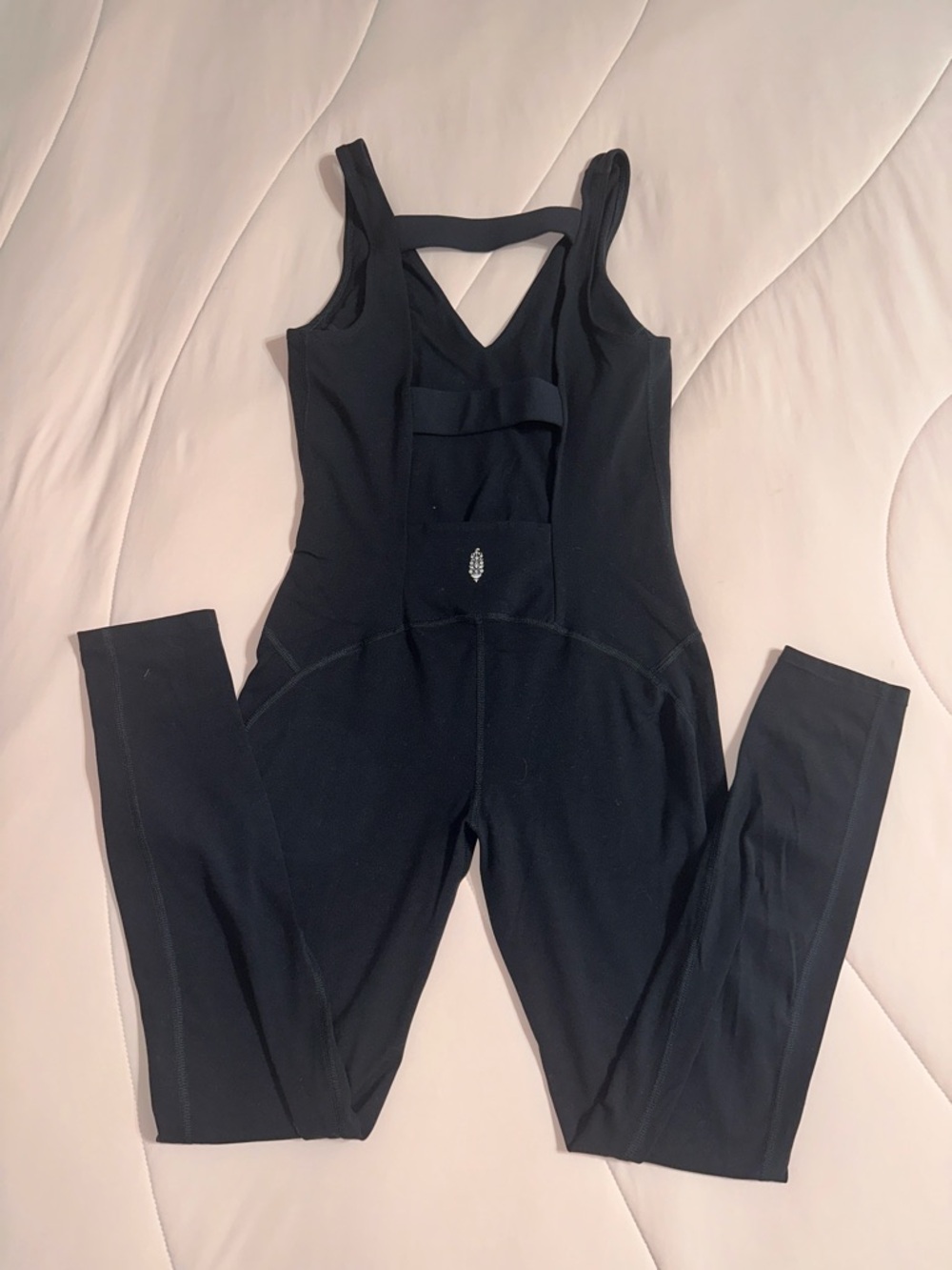 FP Movement Never Better Strappy Back Jumpsuit S Black